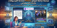 تجربتي مع موقع Pictory لإنشاء فيديوهات من النص بسهولة (بديل قوي لـ Flow)