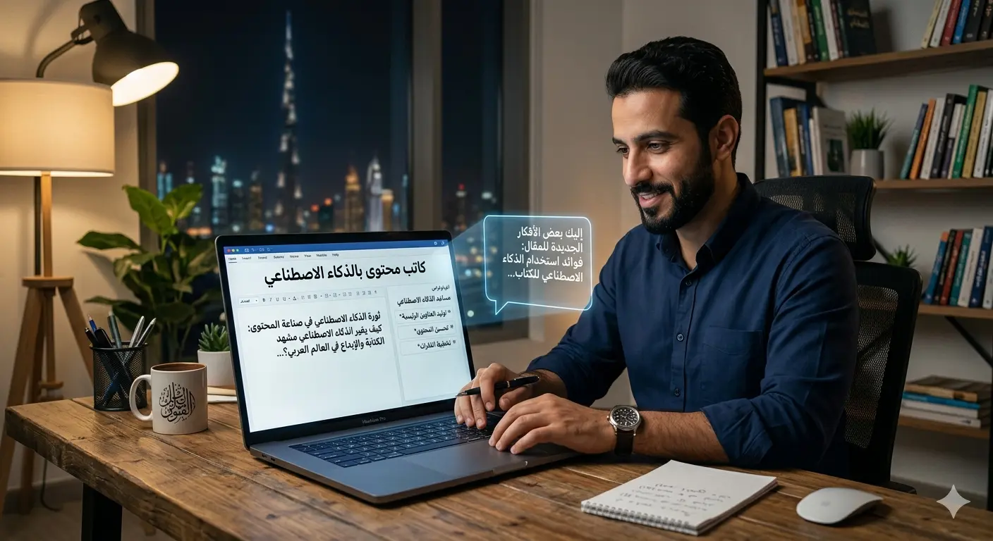 كاتب محتوى بالذكاء الاصطناعي
