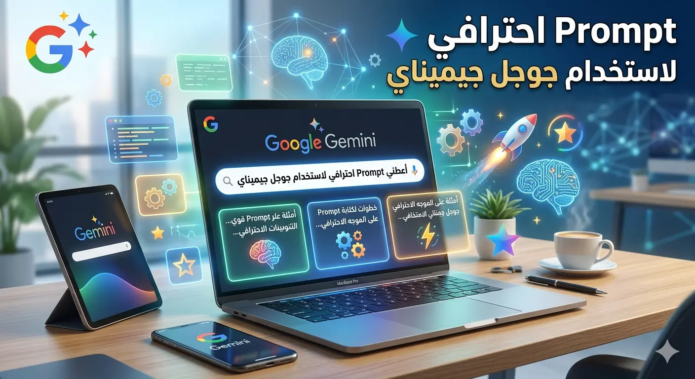 Prompt احترافي لاستخدام جوجل جيميناي