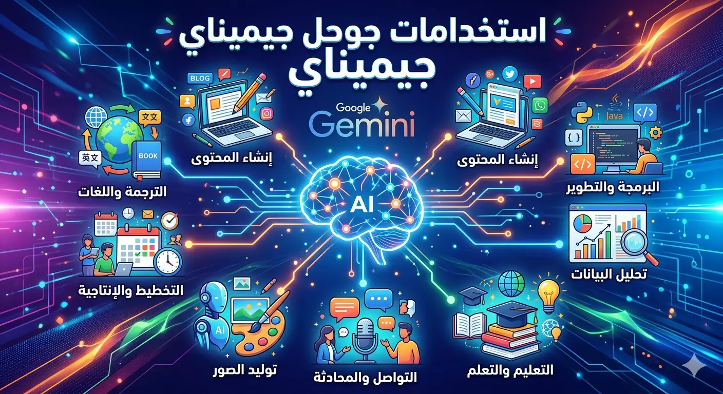 استخدامات جوجل جيميناي