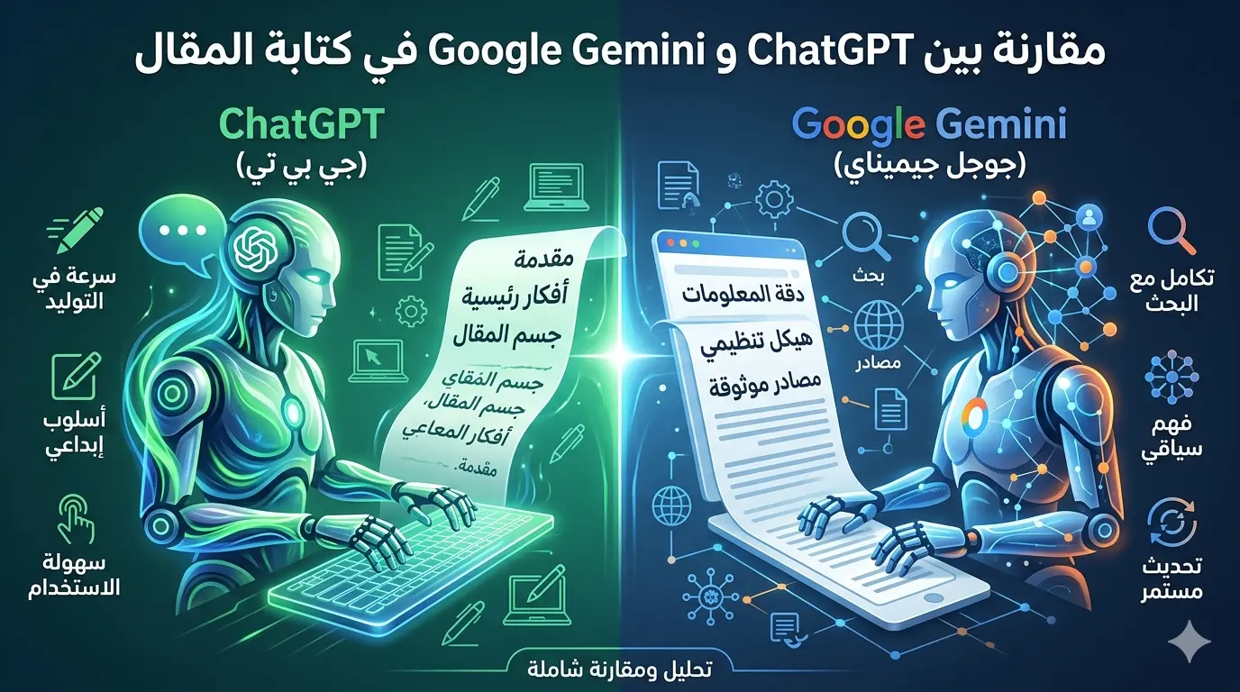 ChatGPT وGoogle Gemini