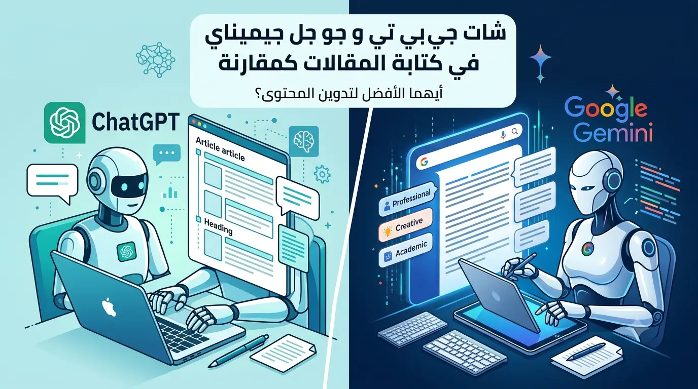 شات جي بي تي وجوجل جيميناي